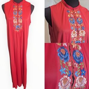 Vintage Gossard Artemis Embroidered Slip Dress